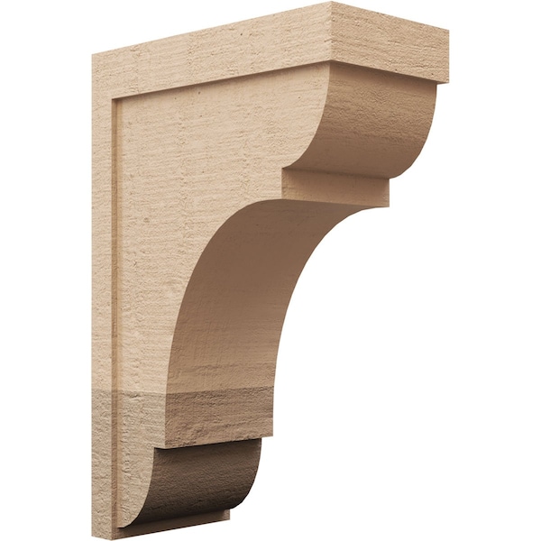 Ekena Millwork 11"W x 22"D x 33"H Classic Bryant Rough Cedar Woodgrain TimberThane Corbel, Primed Tan CORUR11X22X33BRYRCPR - main